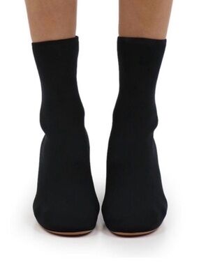 Black Stretch Sock Boots - Women Accessories EU size 38